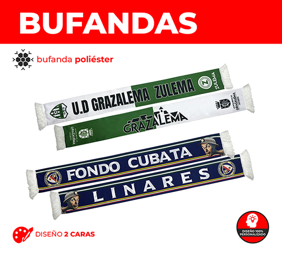 BUFANDAS SUBLIMADAS